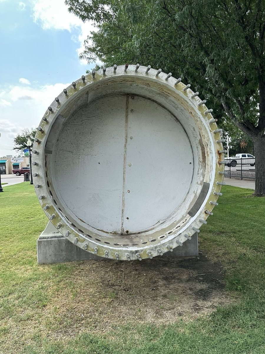 A blade-root section — the composite structure an inspection has to keep sound.